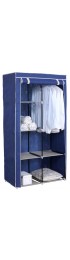 Clothing Storage & Accessories| Home Basics Navy Plastic Clothing Rack - BX70425