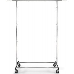 Clothing Storage & Accessories| Home it USA Chrome Steel Clothing Rack - YK51584