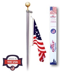 Flags & Banners| EZPOLE 5-ft W x 3-ft H American Flag Kit - ZR77254