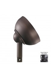Ceiling Fan Accessories| Kichler Fan Accessories Satin Black Steel Angle Mount Sloped Ceiling Kit - VO53450