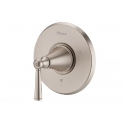 Shower Faucet Handles| Pfister Saxton 1-Handle Tub and Shower Valve Only Trim in Brushed Nickel - VE67121