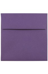 Envelopes| JAM Paper 5.5 x 5.5 Square Invitation Envelopes, Dark Purple, 25/Pack - OE62832