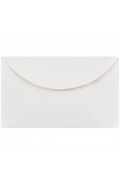 Envelopes| JAM Paper Gummed 2Pay Mini Envelopes, 2.5-in x 4.25-in, White, 100/Pack - VW98611