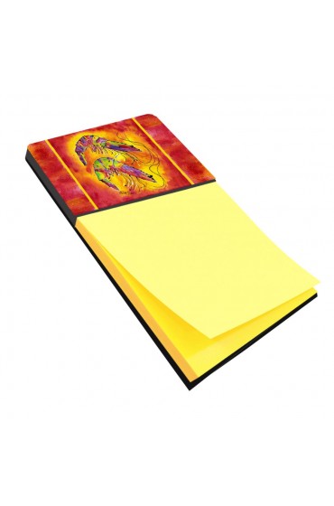 Notebooks & Notepads| Caroline's Treasures Bright Shrimp On Red Refiillable Sticky Note Holder - CP30302