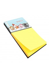 Notebooks & Notepads| Caroline's Treasures Merry Christmas Carolers Chow Chow Blue Sticky Note Holder - HJ02126