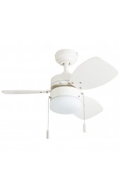 | Honeywell Ocean Breeze 30-in White LED Indoor Propeller Ceiling Fan with Light (3-Blade) - TB77212