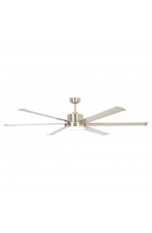 | Parrot Uncle 65-in Brushed Nickel LED Indoor Ceiling Fan with Light Remote (6-Blade) - CK35924