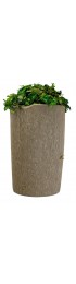 Rain Barrels| Good Ideas 90-Gallon Sandstone Plastic Rain Barrel Spigot - OV27849