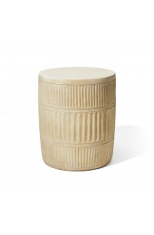 Planters, Stands & Window Boxes| Glitzhome 18.5-in H x 15.75-in W White Indoor/Outdoor Round Resin Plant Stand - IP47189