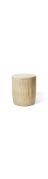 Planters, Stands & Window Boxes| Glitzhome 18.5-in H x 15.75-in W White Indoor/Outdoor Round Resin Plant Stand - IP47189