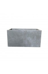 Planters, Stands & Window Boxes| KANTE Extra Large (65+-Quart) 12-in W x 12-in H Slate Gray Concrete with Drainage Holes - XE45559