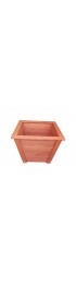 Planters, Stands & Window Boxes| Style Selections Large (25-65-Quart) 17.72-in W x 13.98-in H Cedar Wood Planter with Drainage Holes - XL14096