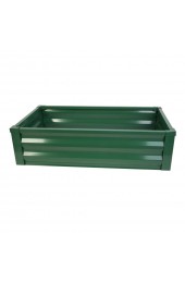 Planters, Stands & Window Boxes| undefined 48-in W x 12-in H Forest Green Metal Garden Bed with Drainage Holes - VB75756
