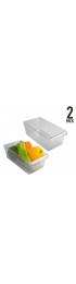 Pantry Organizers| Kitchen Details 2 Piece Plastic Food Storage Container - RK08583