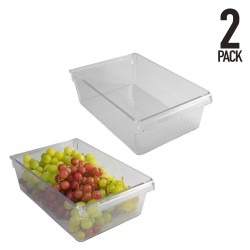 Pantry Organizers| Kitchen Details 2 Piece Plastic Food Storage Container - SI86705