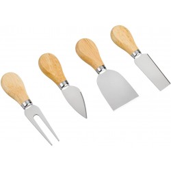 YXChome 4 Cheese Knives Set-Mini Knife Butter Knife & Fork