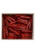 Clothespins| JAM Paper 100-Pack Red Wood Clothespins - RD47659