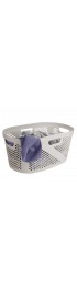 Laundry Hampers & Baskets| Mind Reader 40-Liter Plastic Laundry Basket - YV19985
