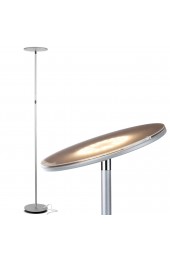 Floor Lamps| Brightech 67-in Platinum Silver Torchiere Floor Lamp - PG55485
