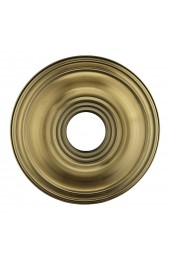 Ceiling Medallions & Rings| Livex Lighting Basic Ceiling Medallions 16-in W x 16-in L Antique Brass Metal Ceiling Medallion - BS41318