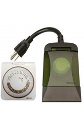 Timers & Light Controls| Woods 2-Outlet Plug-In Countdown Lighting Timer - PA85353