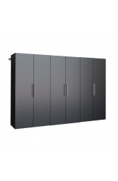| Prepac HangUps 108-in W x 72-in H Wood Composite Black Wall-mount Utility Storage Cabinet - NZ85229