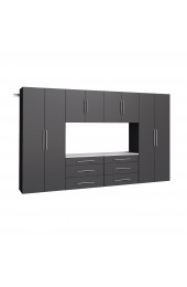 | Prepac HangUps 120-in W x 72-in H Wood Composite Black Wall-mount Utility Storage Cabinet - UE75069