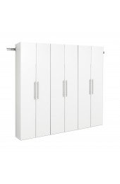 | Prepac HangUps 72-in W x 72-in H Wood Composite White Wall-mount Utility Storage Cabinet - OI06384